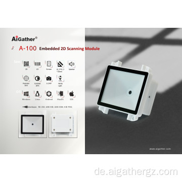 2D Embedded Barcode-Scanner-Modul kleine Größe